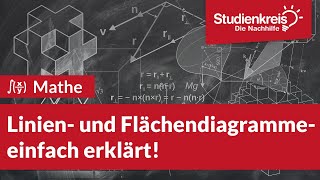 Linien und Flächendiagramme  Mathe verstehen mit dem Studienkreis [upl. by Tandie342]