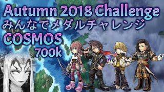 DFFOO JP Autumn 2018 Challenge COSMOS 700k [upl. by Campbell]