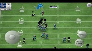 YA ME VALE MADRES 😤 Detroit Lions vs Seattle Seahawks  Stickman Football [upl. by Glavin]