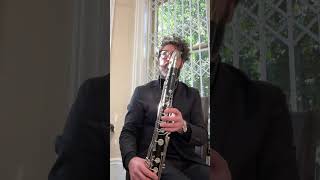 Keep calm and play the blues  Bass Clarinet A cappella bassclarinet blues [upl. by Wycoff]