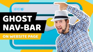 How to Create Ghost Website Navigation Bar [upl. by Yniatirb]