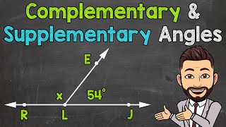 Complementary Angles amp Supplementary Angles  Math with Mr J [upl. by Darnoc]