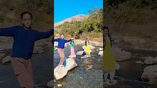 Ye lgi naati 😍 shorts dance naati pahadi nature river [upl. by Eide862]