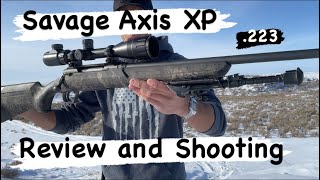 Savage Axis XP Review and Shooting  223 Rem [upl. by Manly]