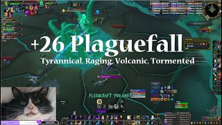 26 Plaguefall  Shadow Priest PoV M Shadowlands Season 2 Mythic Plus Tyrannical [upl. by Ardnuaed]