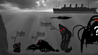 Biggest Sea Monsters Size Comparison [upl. by Leinod370]