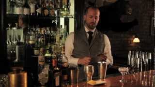 How to Strain a Cocktail with a Hawthorne Strainer  Speakeasy Cocktails [upl. by Flory]