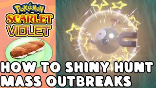 How to SHINY HUNT Mass Outbreaks EASILY in Pokemon Scarlet and Violet [upl. by Jaella]