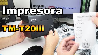 Mejor impresora Térmica para Tiendas en Colombia  Epson TMT20iii Review Español [upl. by Nivlam]