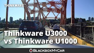 Thinkware U3000 vs U1000 4K Comparison  Sample Footage  BlackboxMyCar [upl. by Ynetsed341]