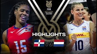 🇩🇴 DOM vs 🇳🇱 NED  Highlights  Womens OQT 2023 [upl. by Hillell374]