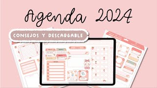 Agenda digital 2024 Consejos para prepararte el mes de Enero  HardPeach 🍑 [upl. by Dulciana]