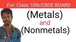 Difference between Metals and Nonmetals NEET BIOLOGY I class 10th I CBSE BOARD [upl. by Underwood]