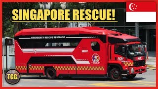 Singapore Special Emergency Vehicles [upl. by Eelreveb]