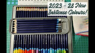 New 28 Derwent Inktense Pencils for 2023  Complete The Collection [upl. by Airat269]