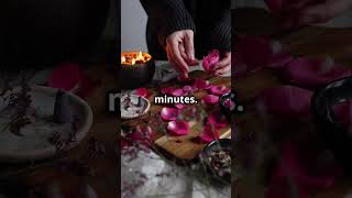 DIY Rose Water Toner in 60 Seconds skincare [upl. by Suirtemed]