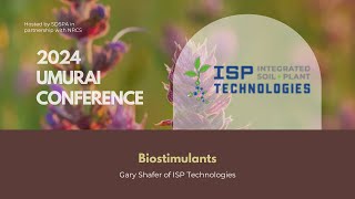 Biostimulants was the topic of this informative session with Gary Shafer of ISP Technologies [upl. by Aseek924]