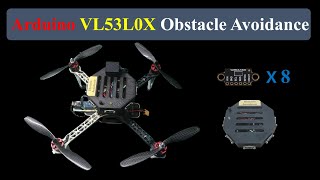 Arduino Obstacle Avoidance Sensor Drone [upl. by Dniren]