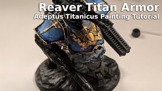 Painting a Reaver Titans Armor Carapace  Adeptus Titanicus [upl. by Alexi]