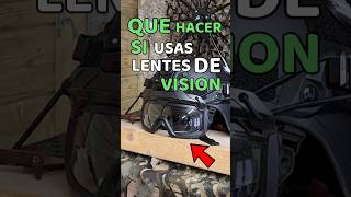 QUE HACER si USAS GAFASLENTES de Visión en airsoft👓🔫 curiosidades airsoft noticias [upl. by Downey]