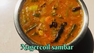 நாகர்கோவில் சாம்பார் Sambar Recipe in Tamil  Kalyana veetu Sambar Recipe [upl. by Ahsed]