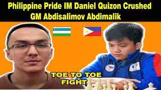 Philippine Pride Daniel Quizons Victory Over GM Abdisalimov Daniel Quizon vs Abdisamov 2024 [upl. by Wit]