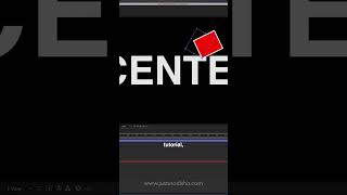 How to CENTER Align in After Effects [upl. by Downes]