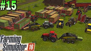 Fazendo o máximo de fardo e feno com Palha e Capim FS 16 [upl. by Aohk]