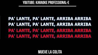 MUEVE LA COLITA CON CORI KARAOKE BELLISSIMA [upl. by Adnolat189]