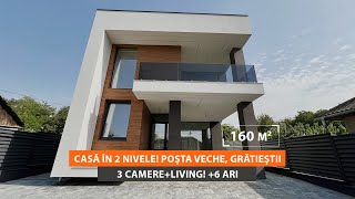 Spre vânzare casă în 2 nivele Poșta Veche str Grătieștii 160m2 6 ari  Acces Imobil [upl. by Firooc669]