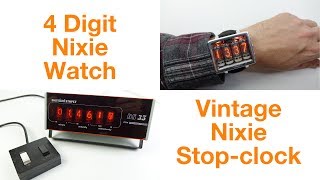 Nixie Tube 2in1  New Watch amp Old Stopclock [upl. by Deron]