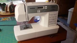 Automatic needle threader on Brother sewing machine [upl. by Eetak]