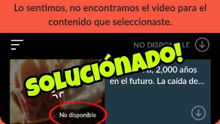 Video no disponible crunchyroll  SOLUCIÓN [upl. by Eimmat]