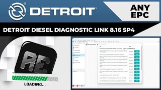 DETROIT DIESEL DIAGNOSTIC LINK 816 SP4  INSTALLATION [upl. by Pettifer]