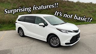 WHY the 2021 Toyota Sienna Hybrid LE is NOT a base model [upl. by Lorenza]