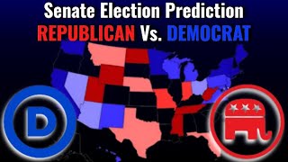 Senate Election Prediction REPUBLICAN Vs DEMOCRAT Mid September [upl. by Alver]