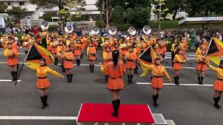 Kyoto Tachibana High School band  Marching Carnival in Beppu 2023 Opening performance [upl. by Arotal]