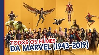 TODOS OS 21 FILMES DA MARVEL EM ORDEM CRONOLÓGICA [upl. by Galvan626]