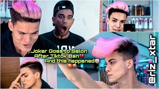 BEST HAIRCOLOR AND STYLE PART 3 WITH JOKER  VLOG 17  RIZXTAR [upl. by Mlawsky]