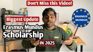 Erasmus Mundus Scholarship 2025  Biggest Update  27 New Masters Courses Added [upl. by Yelsha487]