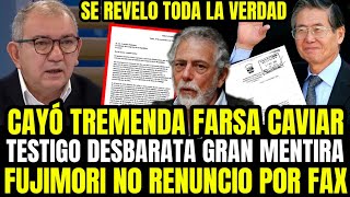 SE CAYÓ SU FARSA JOSÉ CEVASCO HACE LLORAR A GORRITI Y DESMIENTE DIFAMACIÓN CONTRA FUJIMORI POR AÑOS [upl. by Buckden863]