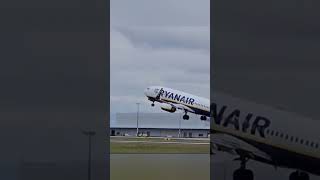 Beautiful Ryanair departure 🛫 🇨🇮 aviation shorts [upl. by Yelehsa]