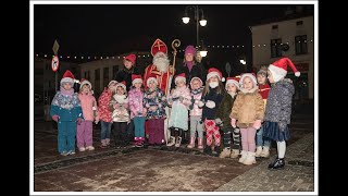 Występ Przedszkolaków na Wigilii na Rynku w Trzebini [upl. by Ashatan]