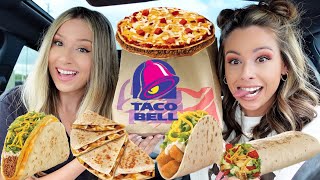 Trying NEW Taco Bell Mexican Pizza  more [upl. by Novahs68]