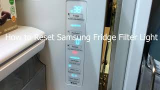 How to Reset Samsung Fridge Filter [upl. by Ennahs]