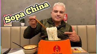 Probando Sopa China Y El Helado Más Viral De China😋 [upl. by Seagrave]