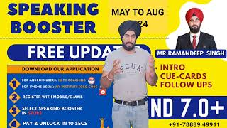 Ielts Speaking Booster amp Writing Booster  Attractive Discount By Ramandeep Singh [upl. by Aennyl]