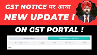 GST NOTICE I NEW CHANGE on GST PORTAL I GST RETURN FILER BE AWARE I CA SATBIR SINGH [upl. by Aitnas]