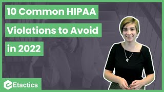 10 Common HIPAA Violations to Avoid in 2022 [upl. by Watts]