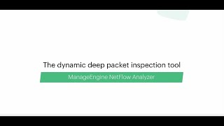 The dynamic deep packet inspection tool  ManageEngine NetFlow Analyzer [upl. by Aidin]